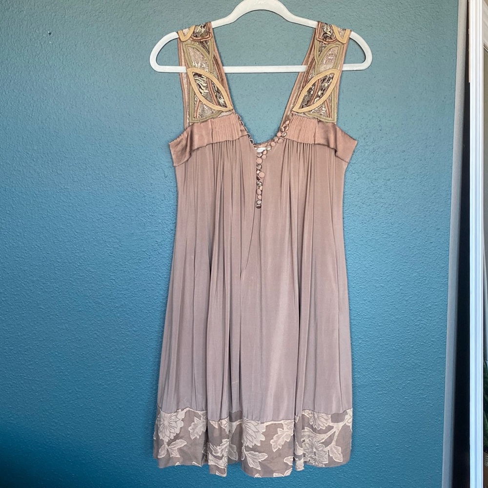 BCBG Brown Midi Dress